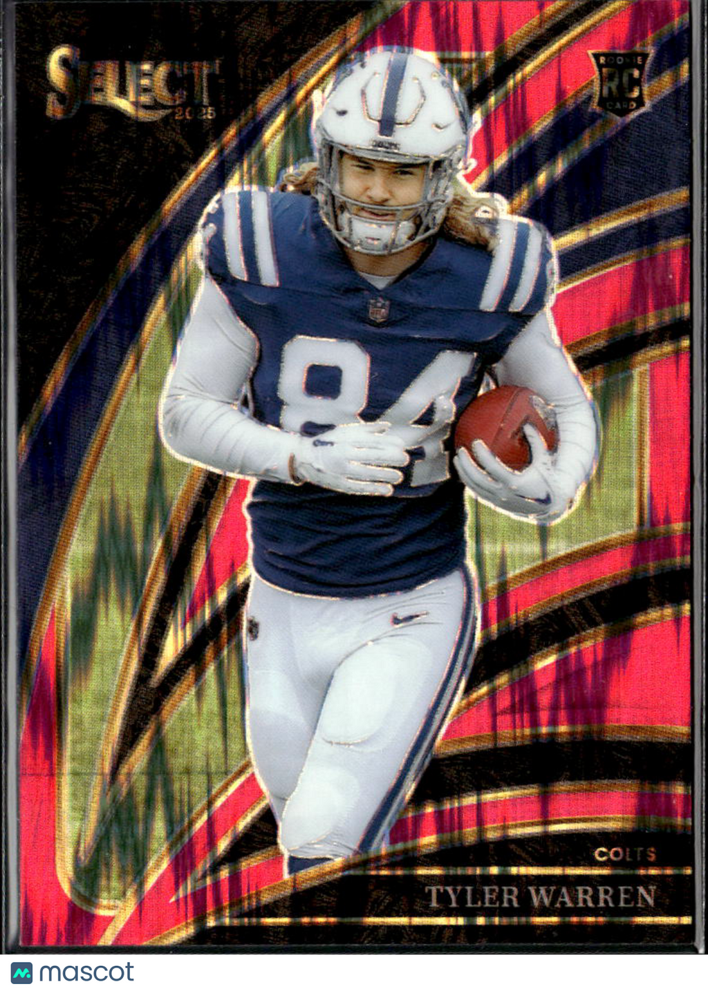 Tyler Warren 2025 Select Pink Prizm Rookie RC Indianapolis Colts