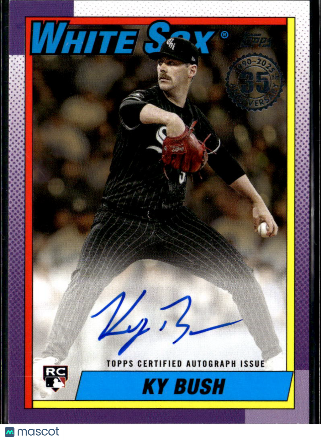 Ky Bush 2025 Topps '90 Auto Autograph RC Gold 4/50 Chicago White Sox