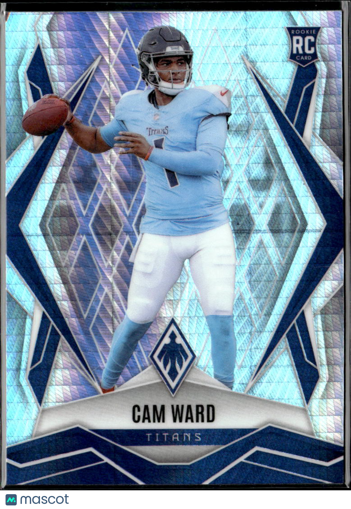 Cam Ward 2025 Phoenix Hyper Prizm Rookie RC Tennessee Titans