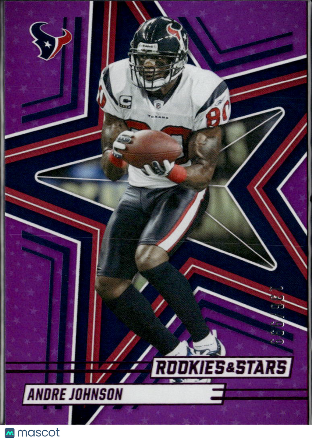 Andre Johnson 2025 Rookies & Stars Purple 136/999 Houston Texans