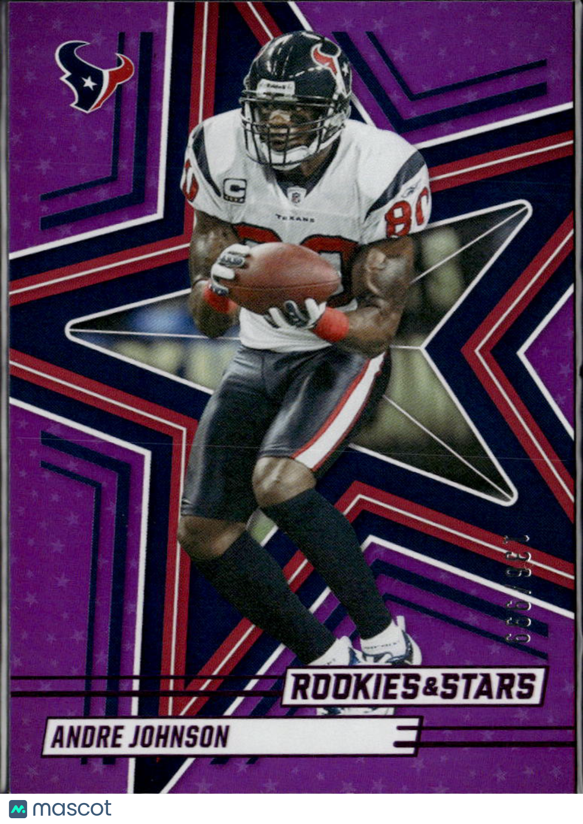 Andre Johnson 2025 Rookies & Stars Purple 136/999 Houston Texans