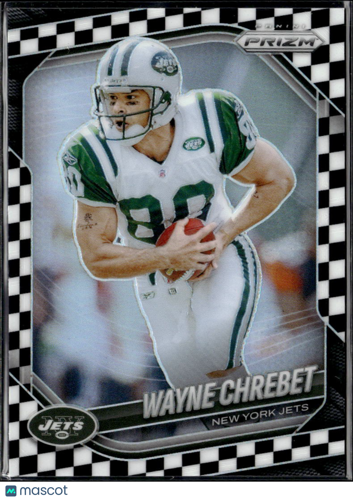 Wayne Chrebet 2025 Prizm Black White Checkerboard SSP New York Jets