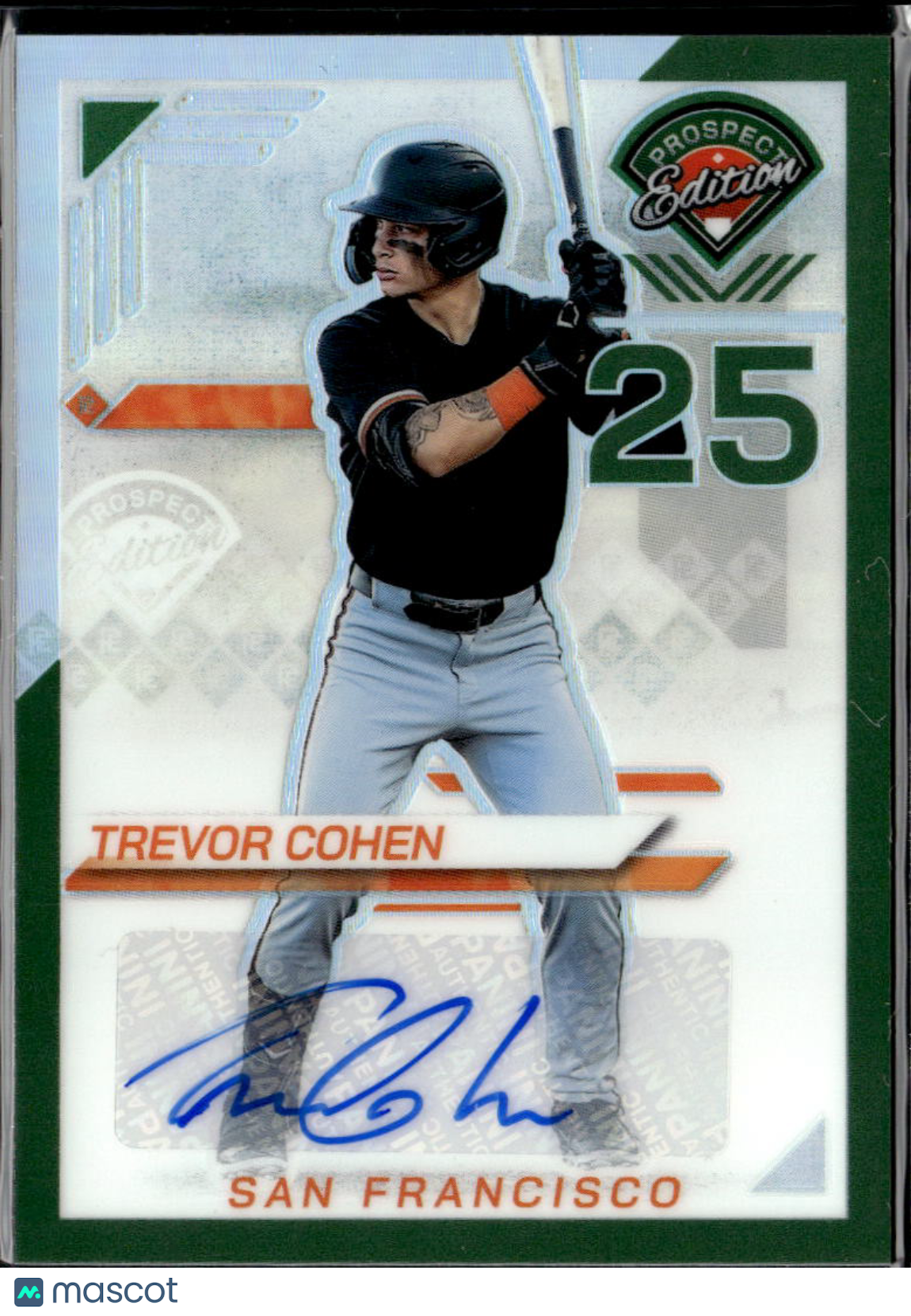 Trevor Cohen 2025 Prospect Edition Auto Autograph San Francisco Giants