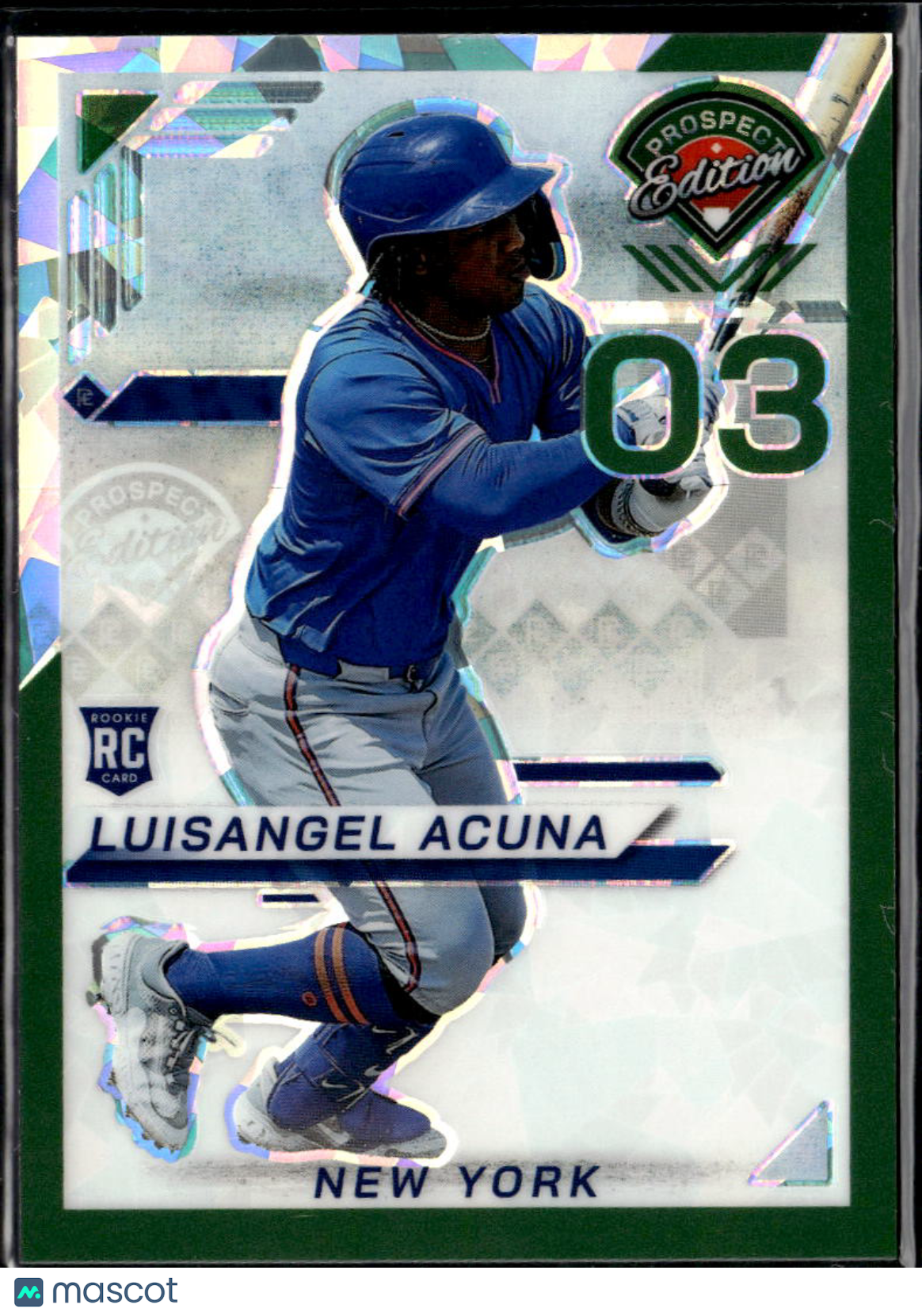 Luisangel Acuna 2025 Prizm Prospect Edition Green Rookie RC /149 New York Mets