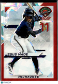Jesus Made 2025 Panini Prospect Edition Red Milwaukee Brewers