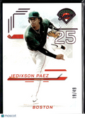 Jedixson Paez 2025 Panini Prospect Edition /49 Boston Red Sox