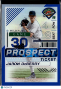 Jaron DeBerry 2024 Panini Prospect Edition Prizm Blue /149 Milwaukee Brewers