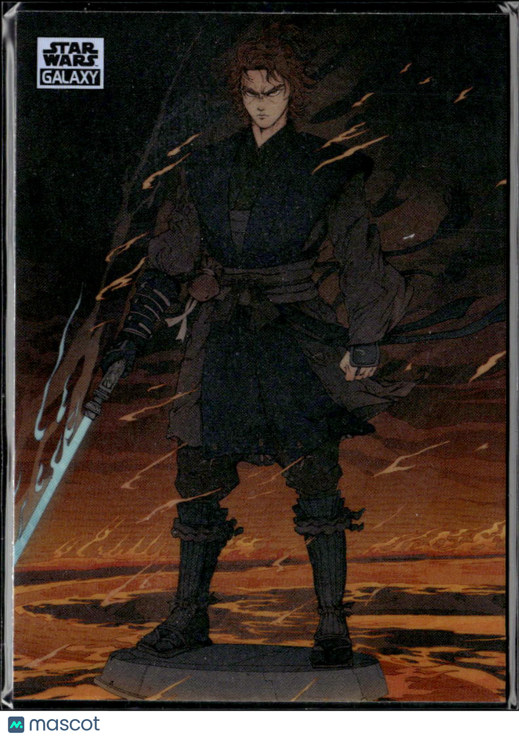 Anakin Skywalker Closes In 2025 Topps Star Wars Chrome Galaxy Refractor #DOM-11