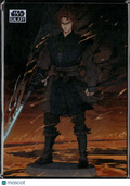 Anakin Skywalker Closes In 2025 Topps Star Wars Chrome Galaxy Refractor #DOM-11