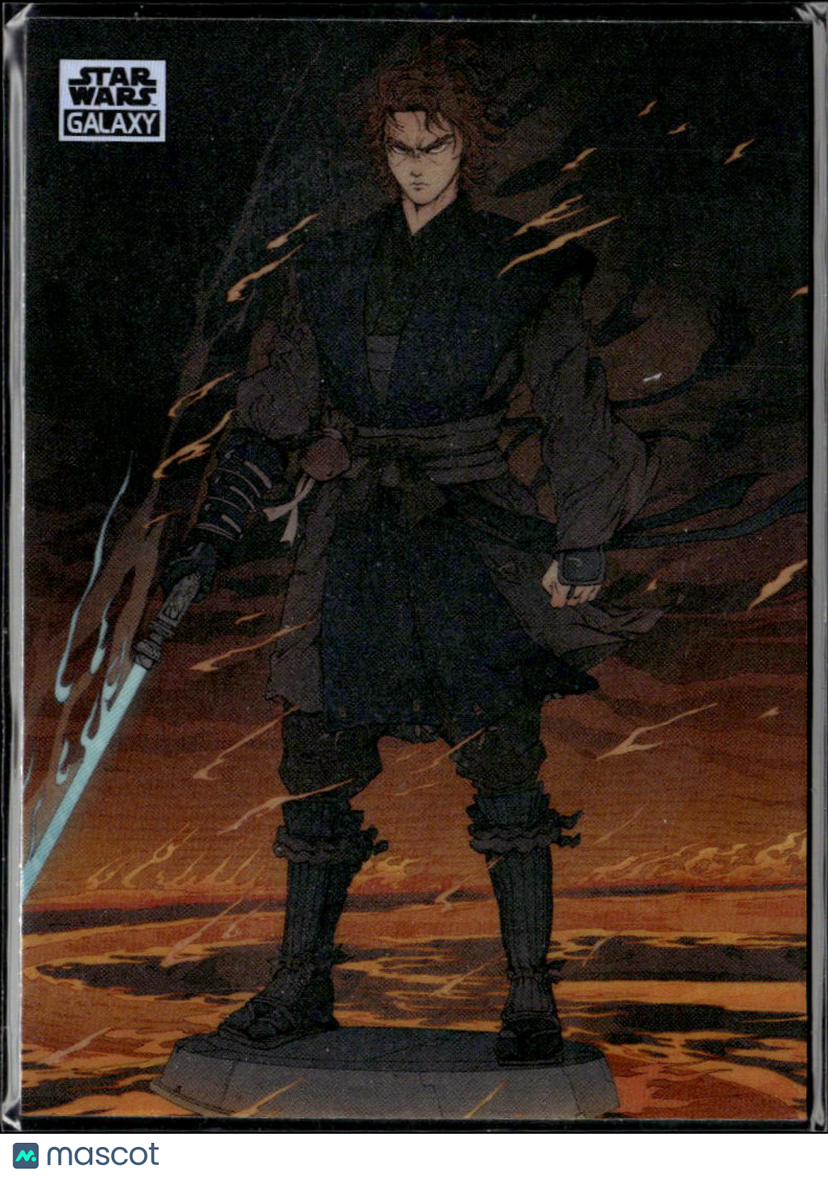 Anakin Skywalker Closes In 2025 Topps Star Wars Chrome Galaxy Refractor #DOM-11