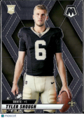 Tyler Shough 2025 Mosaic No Helmet Rookie RC New Orleans Saints