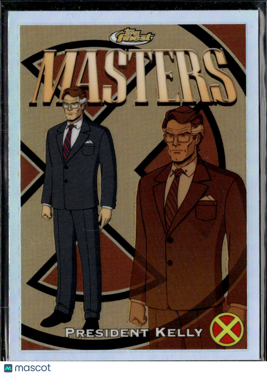 President Kelly 2025 Topps Finest Marvel Masters Refractor #43