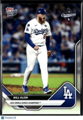 Will Klein 2025 Topps Now Los Angeles Dodgers