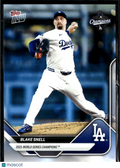 Blake Snell 2025 Topps Now Los Angeles Dodgers