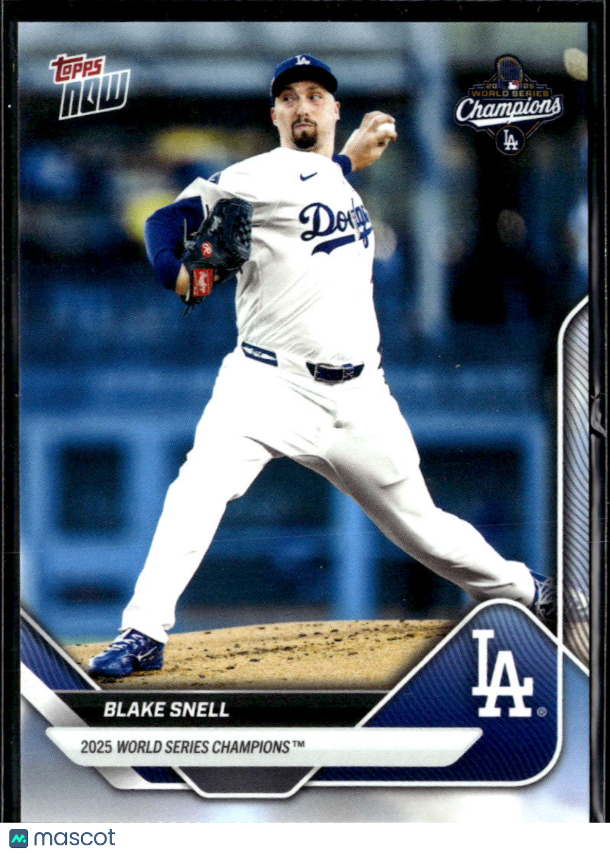 Blake Snell 2025 Topps Now Los Angeles Dodgers