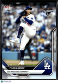 Tyler Glasnow 2025 Topps Now Los Angeles Dodgers
