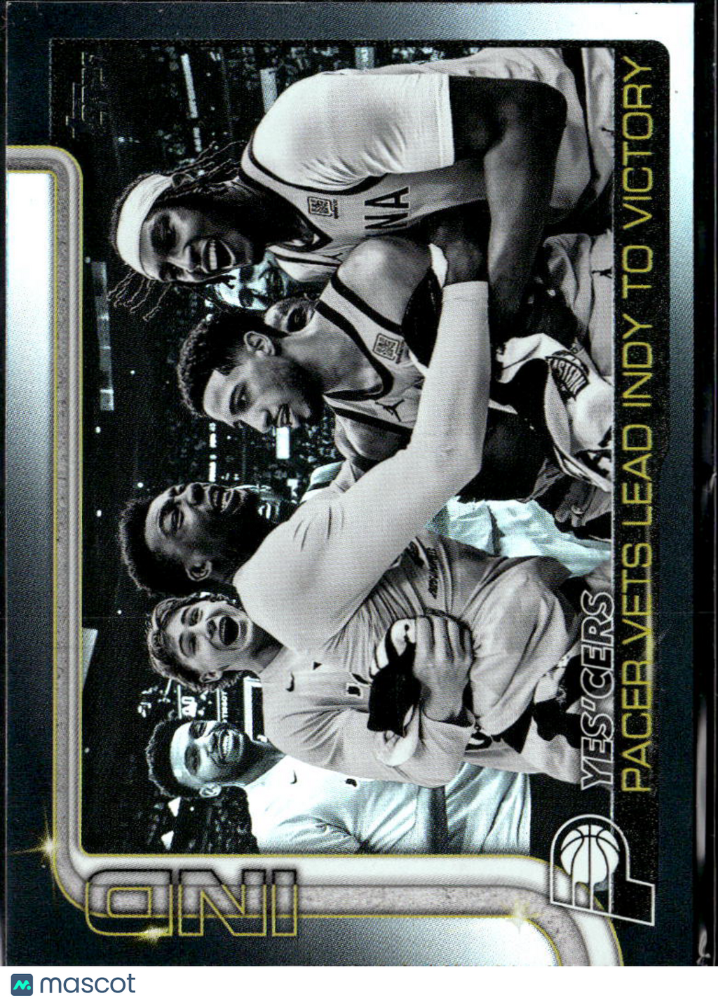 Indiana Pacers 2025 Topps Yes'Cers Blackout