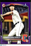 Chase Mobley 2025 Bowman Purple /250 Cleveland Guardians