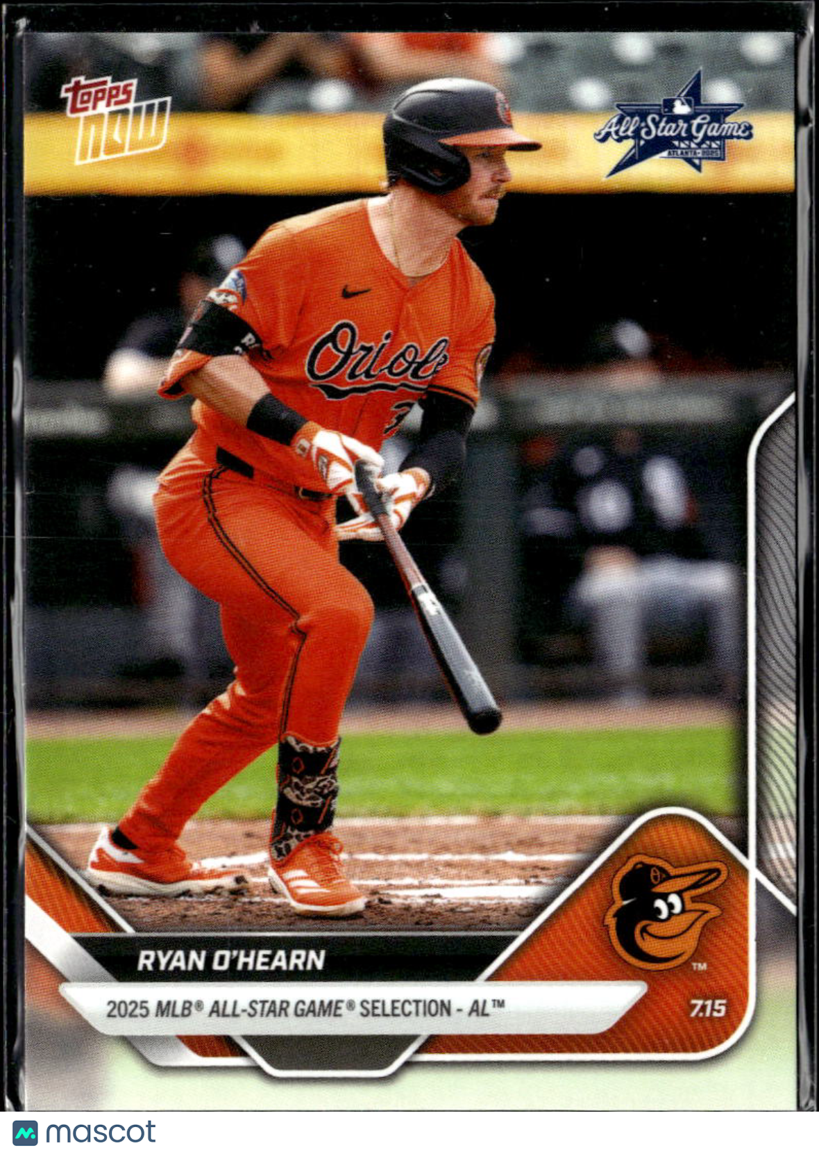 Ryan O'Hearn 2025 Topps Now Baltimore Orioles