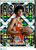 Zaccharie Risacher 2025 Mosaic Introductions Mosaics Prizm RC Atlanta Hawks