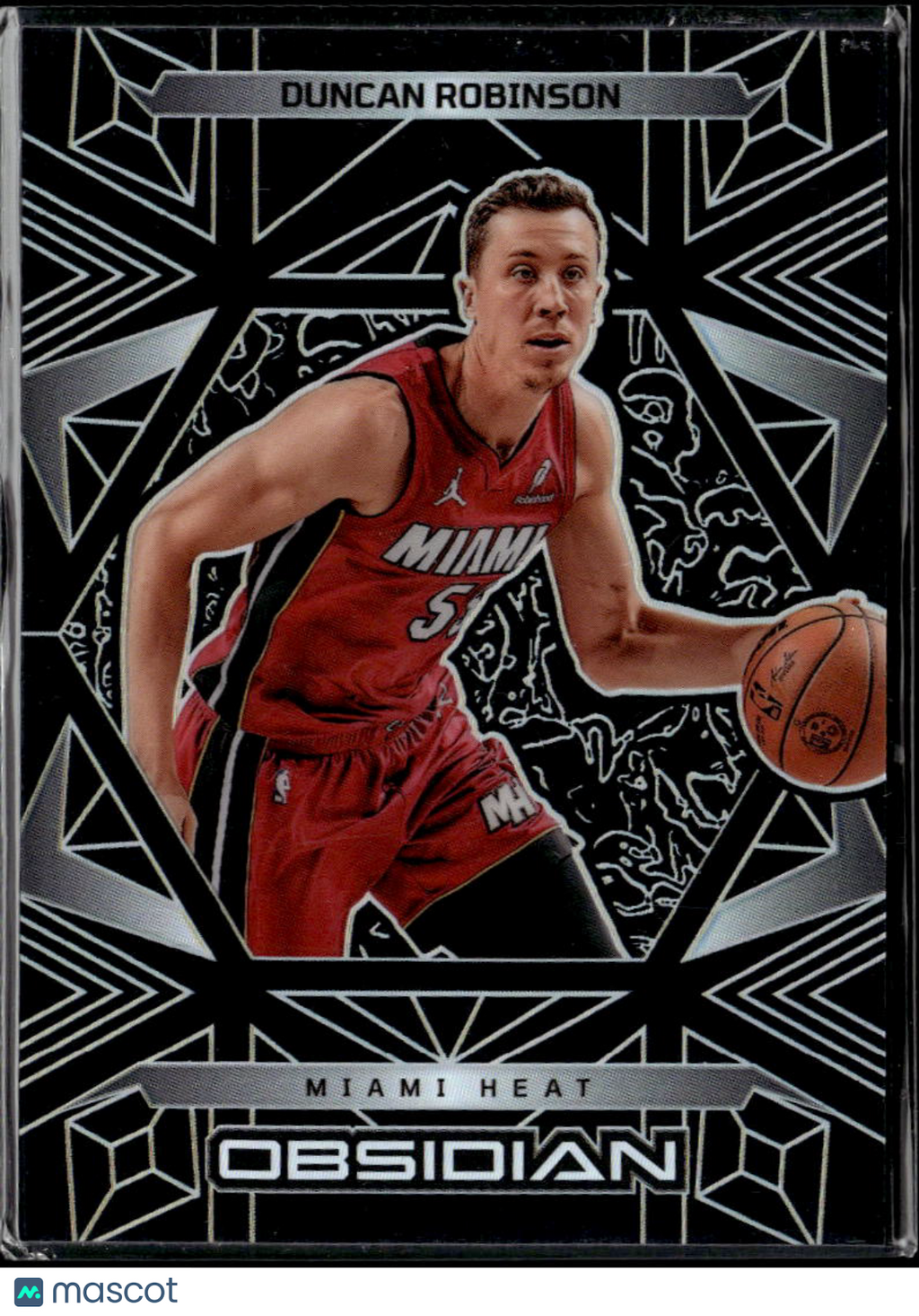 Duncan Robinson 2024-25 Obsidian Card Miami Heat