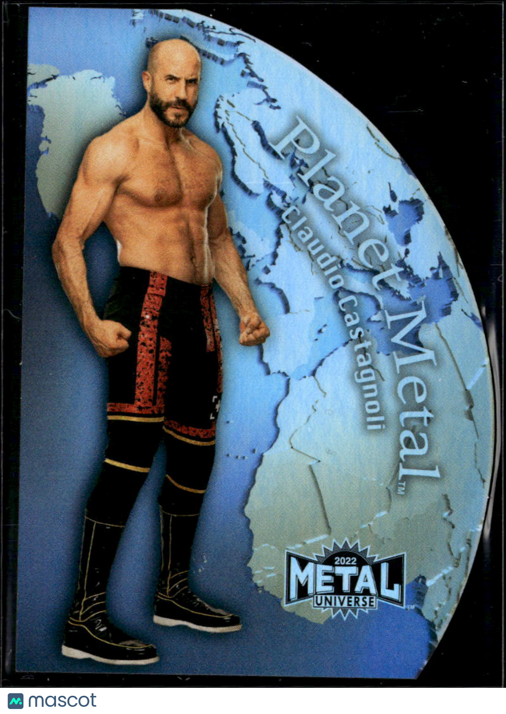 Claudio Castagnoli 2022 SkyBox AEW Metal Universe Planet Metal