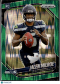 Jalen Milroe 2025 Prizm RC Green Shock Seattle Seahawks