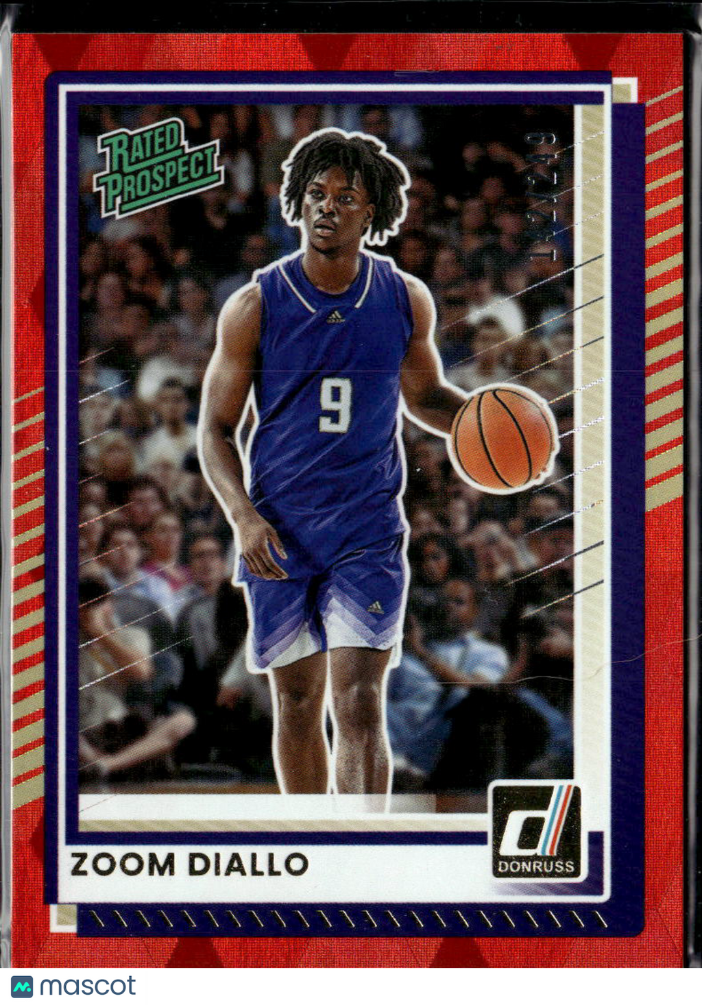 Zoom Diallo 2025 Panini Donruss Red Rated Rookie RC /249