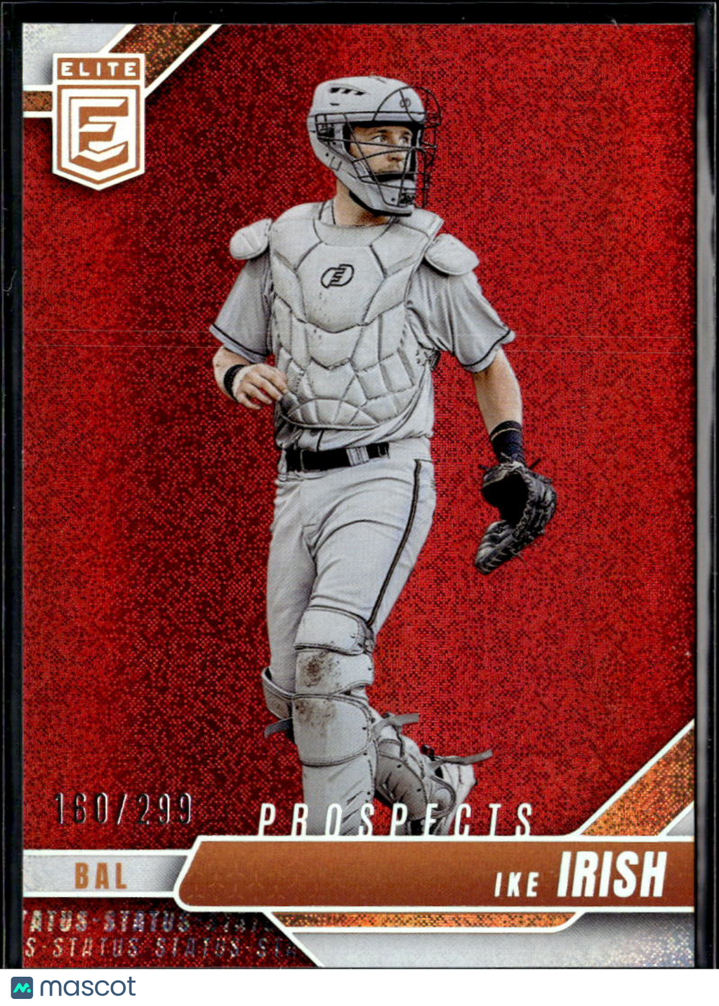 Ike Irish 2026 Panini Donruss Elite Baseball Status /299 Baltimore Orioles