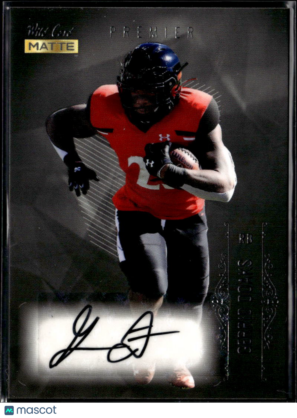 Gerrid Doaks 2021 Wild Card Matte Premier Auto Autograph RC Cincinnati