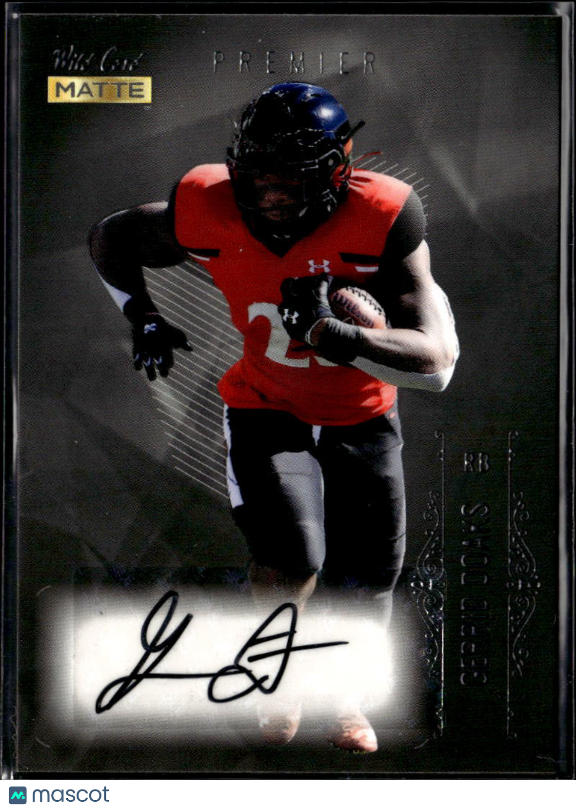 Gerrid Doaks 2021 Wild Card Matte Premier Auto Autograph RC Cincinnati