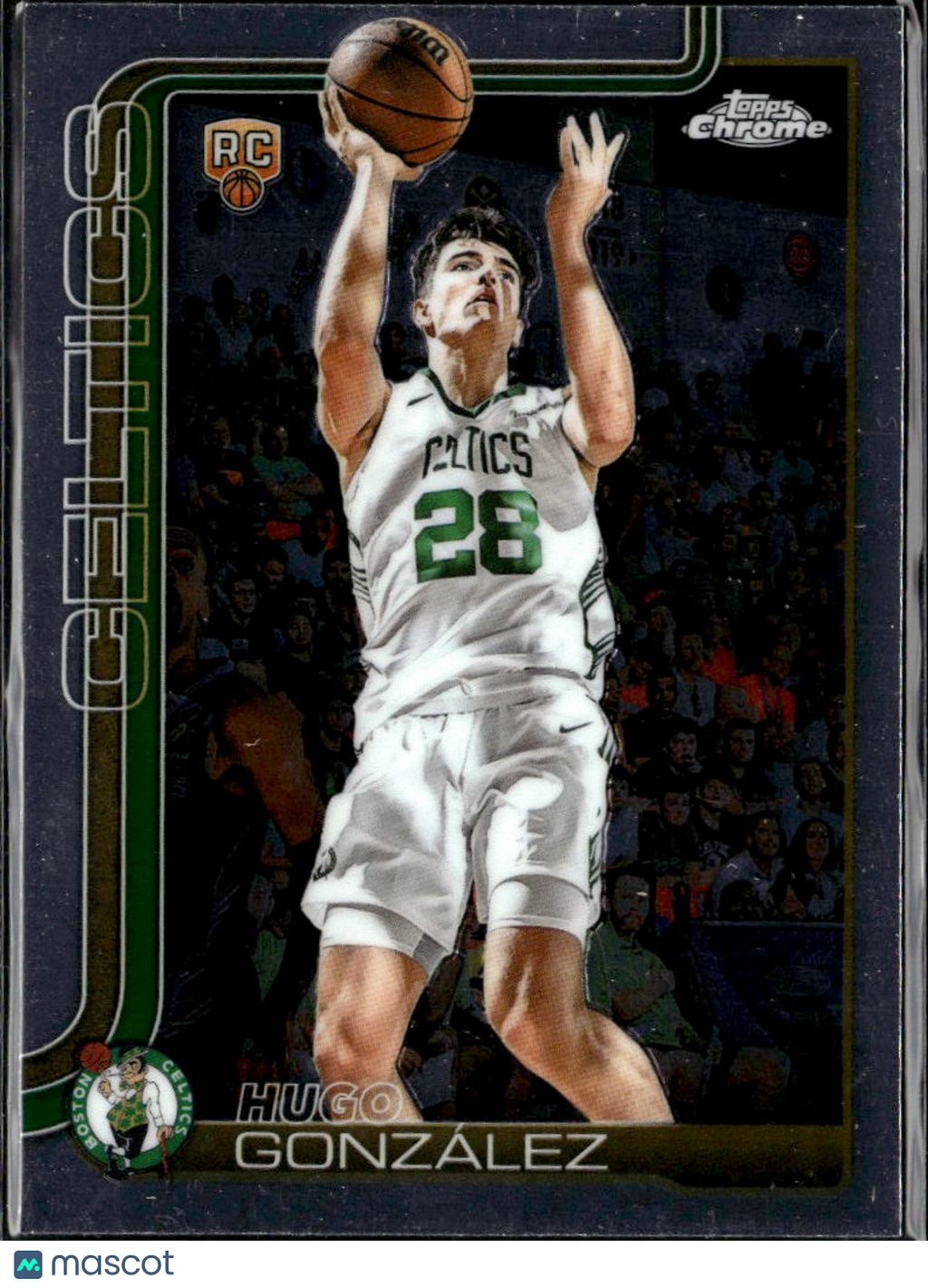 Hugo Gonzalez 2025 Topps Chrome Rookie RC Boston Celtics