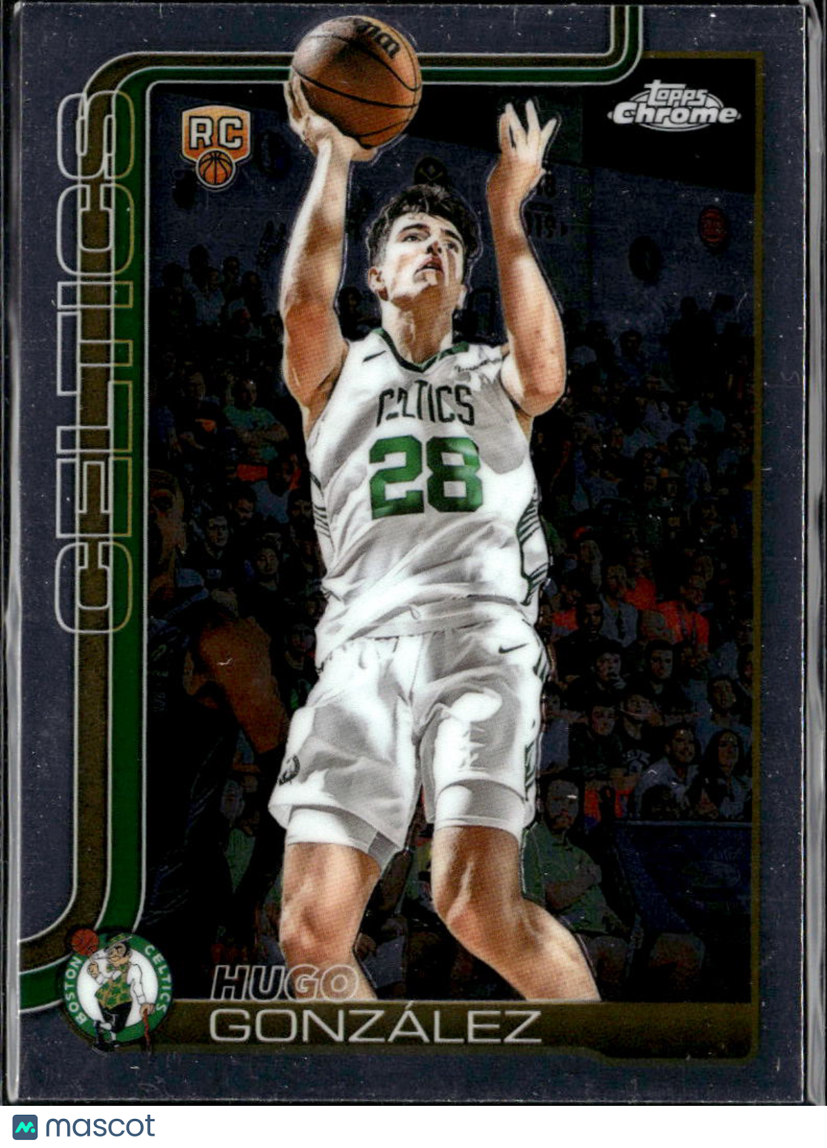 Hugo Gonzalez 2025 Topps Chrome Rookie RC Boston Celtics