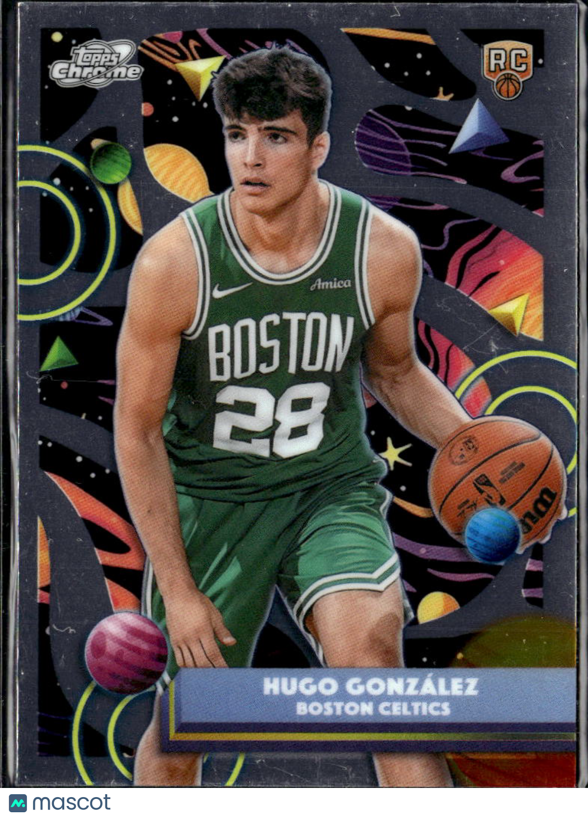 Hugo Gonzalez 2026 Topps Chrome Cosmic Rookie RC Boston Celtics