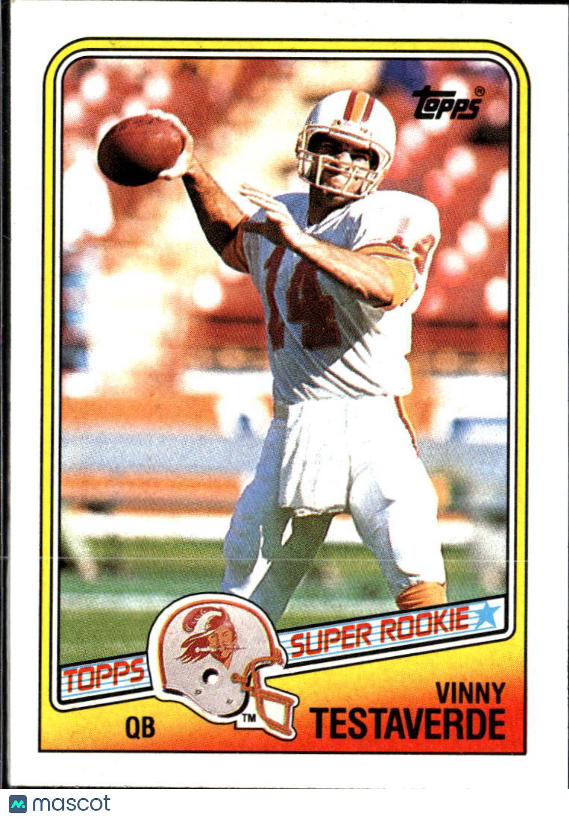 Vinny Testaverde 1988 Topps Rookie RC Tampa Bay Buccaneers
