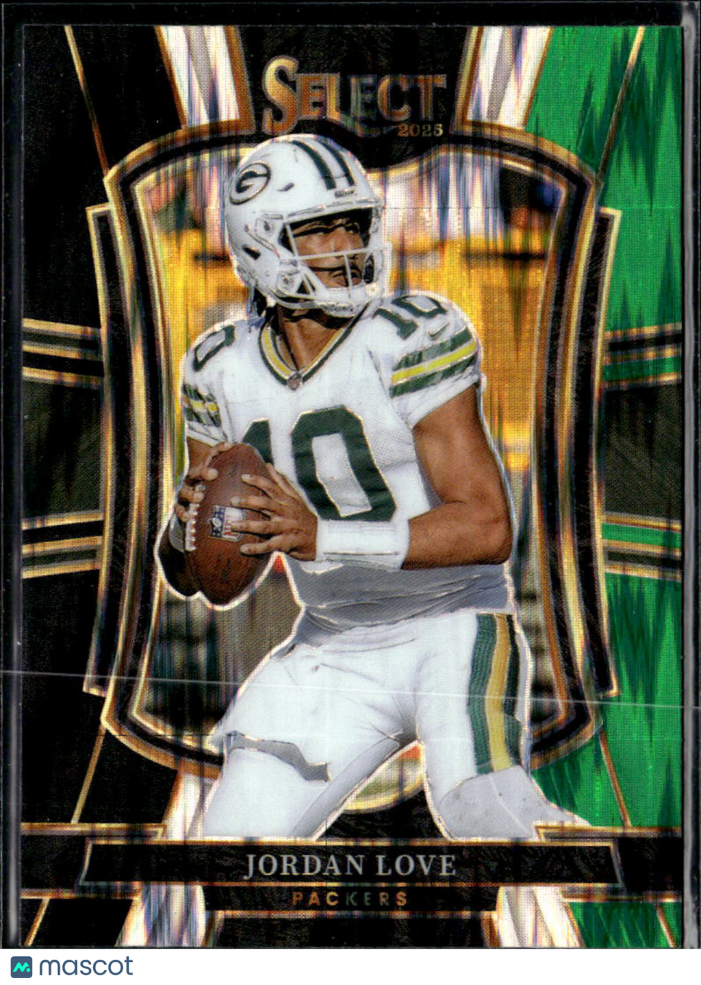 Jordan Love 2026 Select Black Green Shock Green Bay Packers