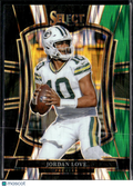Jordan Love 2026 Select Black Green Shock Green Bay Packers