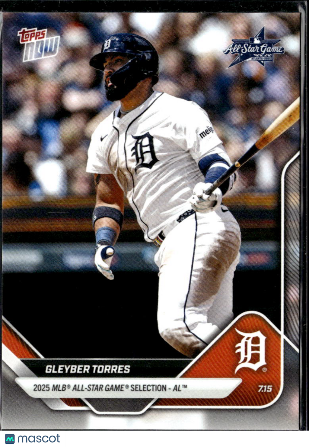 Gleyber Torres 2025 Topps Now Detroit Tigers