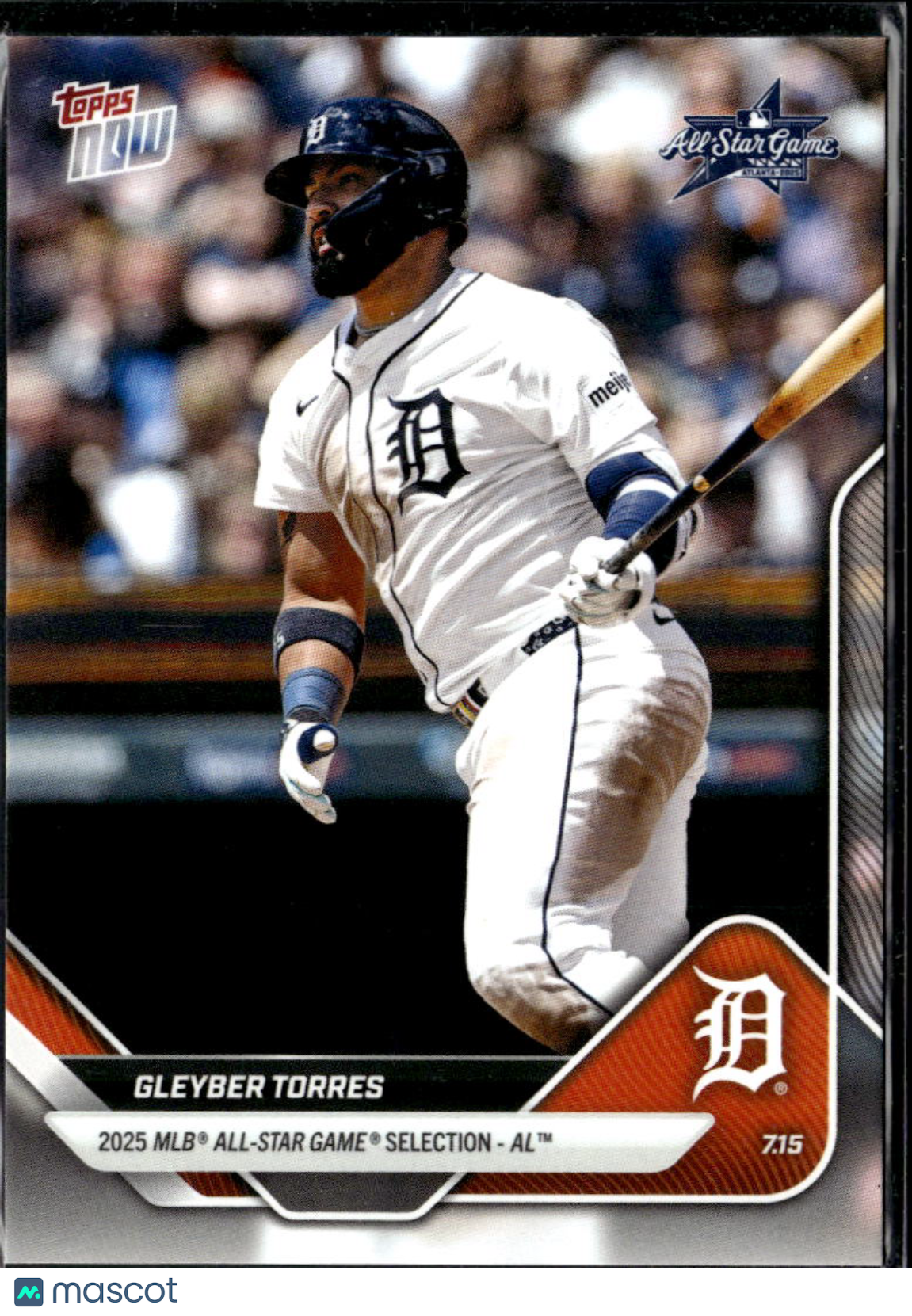 Gleyber Torres 2025 Topps Now Detroit Tigers