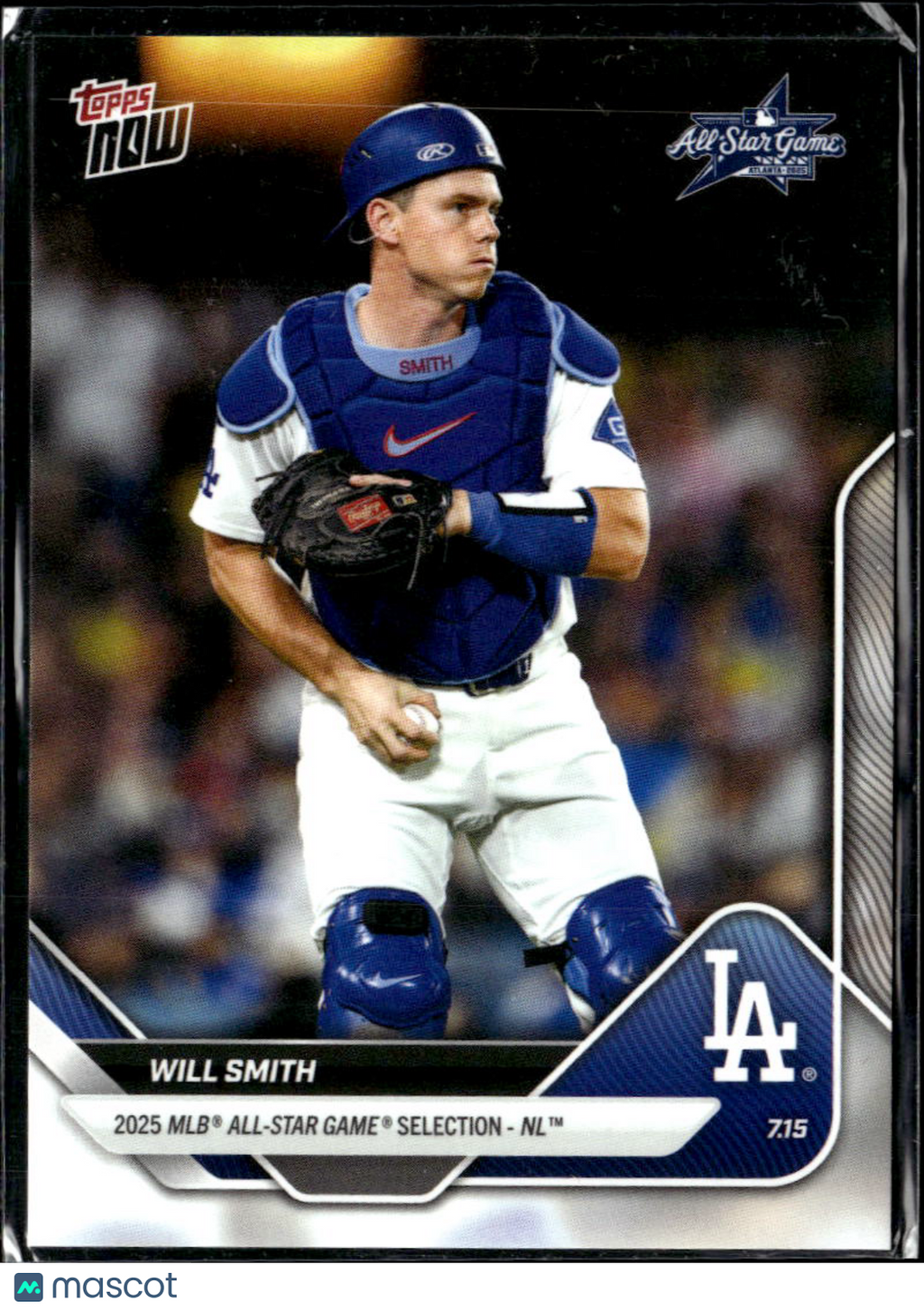 Will Smith 2025 Topps Now Los Angeles Dodgers