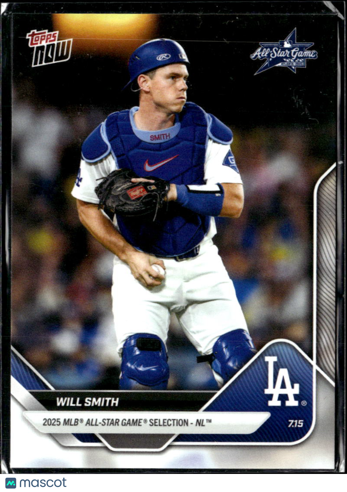 Will Smith 2025 Topps Now Los Angeles Dodgers