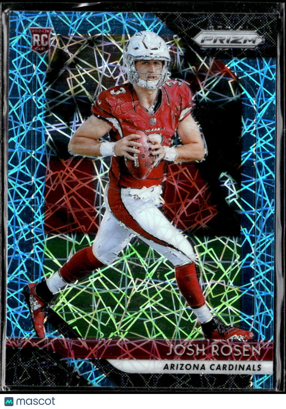 Josh Rosen 2018 Panini Prizm RC Blue Lazer Arizona Cardinals