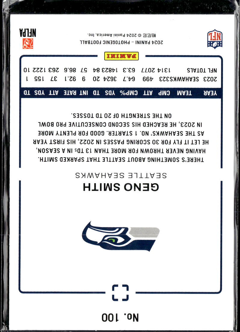 Geno Smith 2024  Photogenic 92/175 Seattle Seahawks