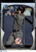 Spencer Jones 2023 Bowman Draft Chrome Refractor New York Yankees