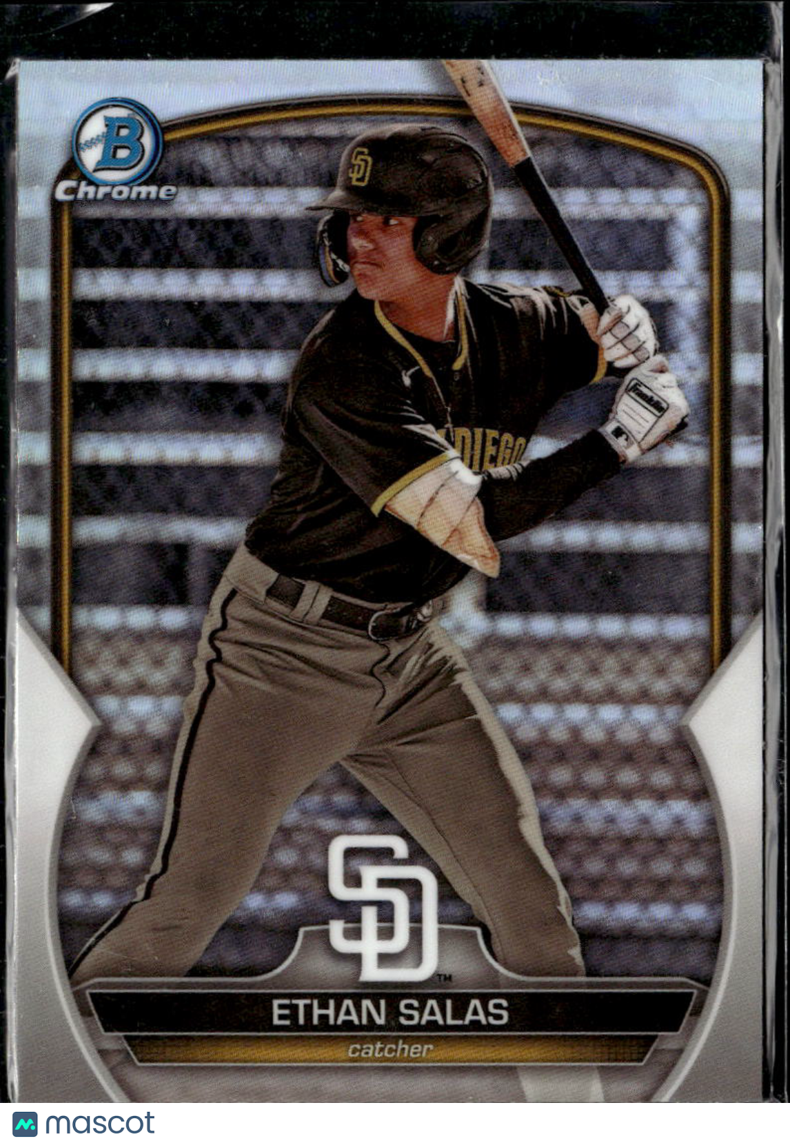 Ethan Salas 2023 Bowman Draft Chrome Refractor San Diego Padres