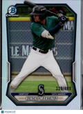 Kendry Martinez 2026 Bowman Chrome Refractor 329/499 Seattle Mariners