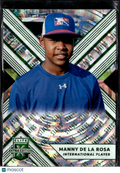 Manny De La Rosa 2018 Panini Elite Extra Edition Status Green 7/49