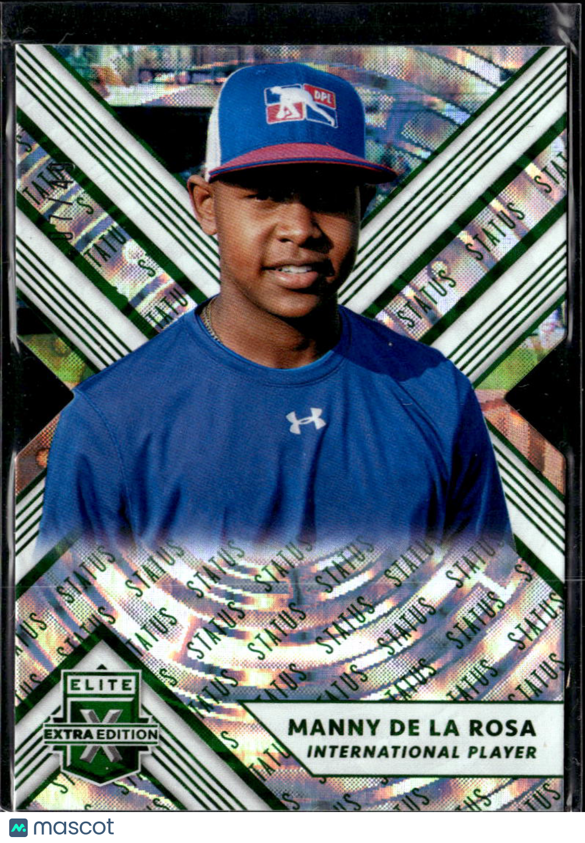 Manny De La Rosa 2018 Panini Elite Extra Edition Status Green 7/49