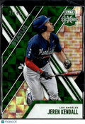 Jeren Kendall 2017 Elite Extra Edition Status Green /49 Los Angeles Dodgers
