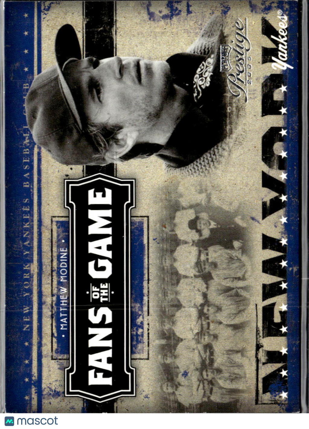 Matthew Modine 2005 Donruss Prestige Fans of the Game New York Yankees